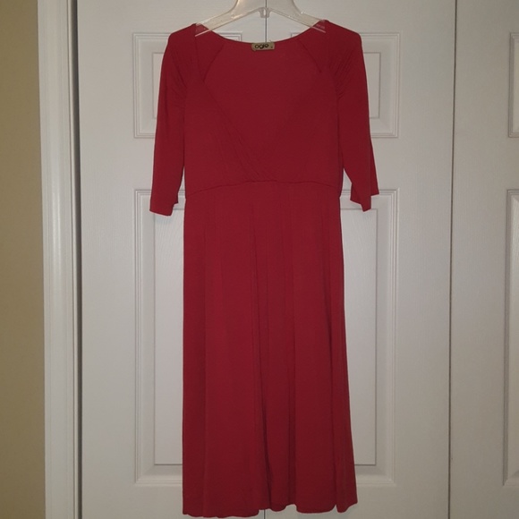 Ogle coral shirt dress size medium, t-shirt dress - Picture 1 of 4